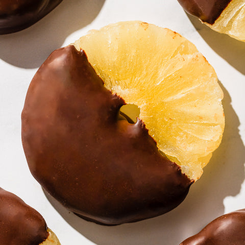 Dark Chocolate Dipped Pineapple