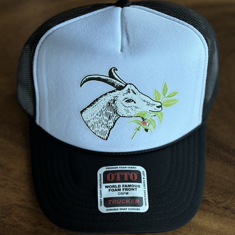 Coffee Goat Trucker Hat