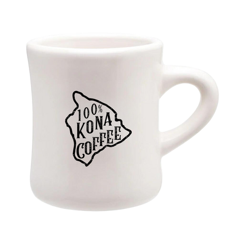 100% Kona Coffee Diner Mug