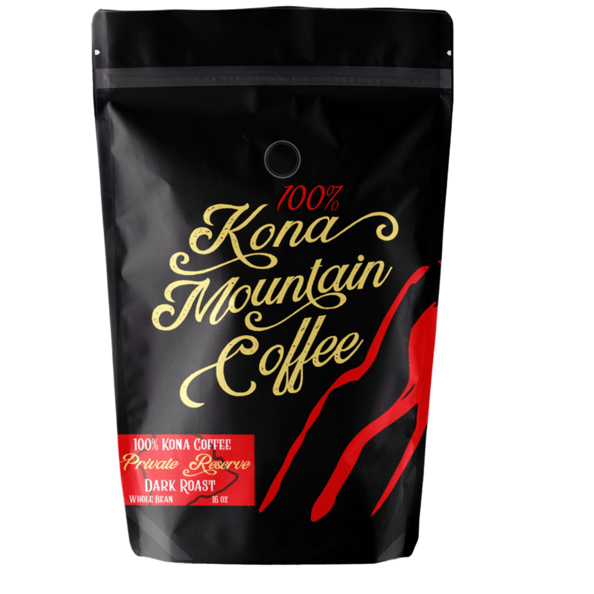 100% Kona Coffee Private Reserve Dark Roast - Kona Mountain Coffee