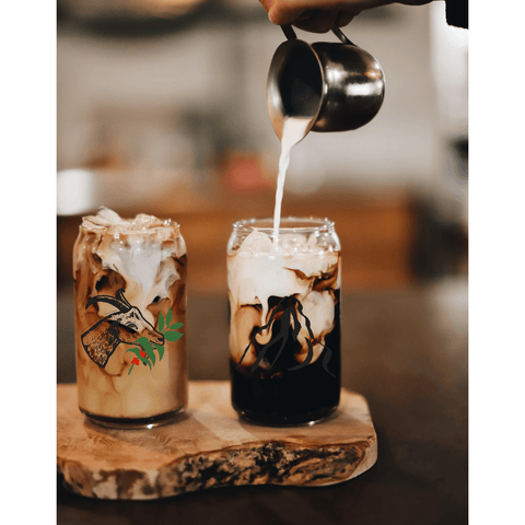 Kona Mountain Coffee Can Glass - Kona Mountain Coffee