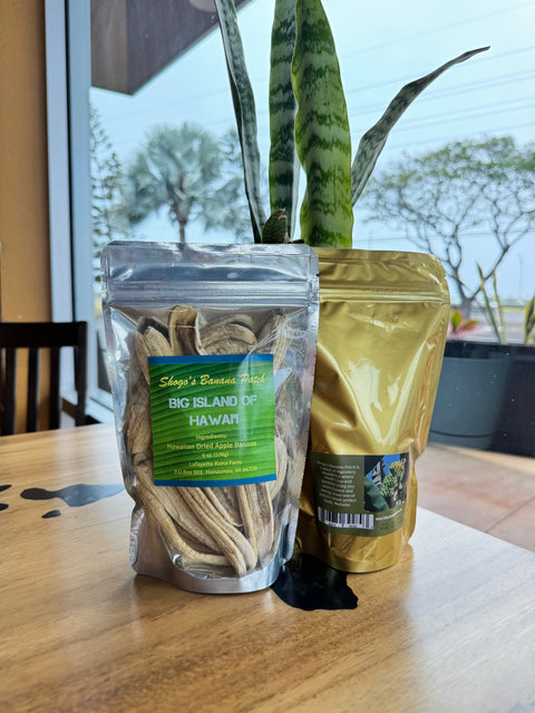 Organic Dried Apple Banana - Kona Mountain Coffee