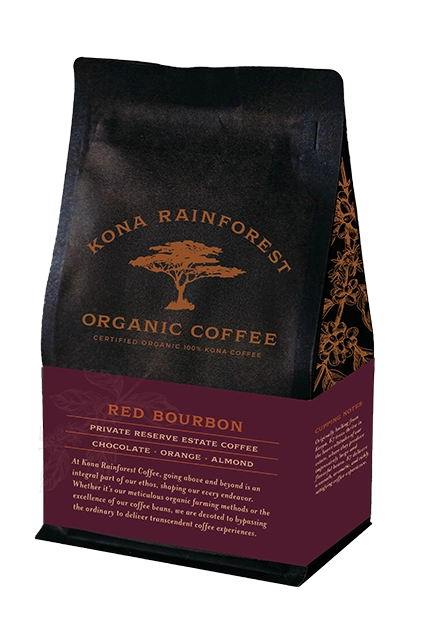 Organic Kona Rainforest Coffee - Red Bourbon