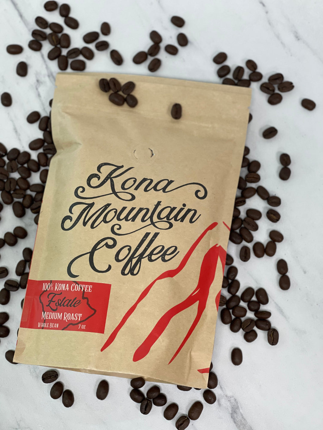 100% Kona Coffee from Kona Mountain Coffee