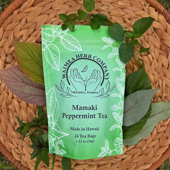 Mamaki Peppermint Tea - Kona Mountain Coffee