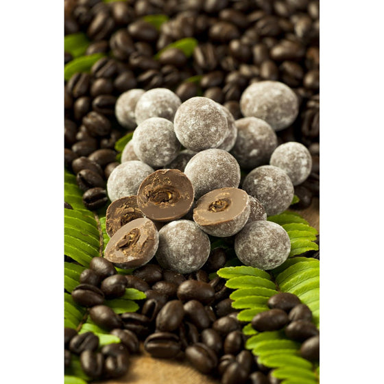 Chocolate Covered Kona Peaberry Coffee Beans - Kona Mountain Coffee