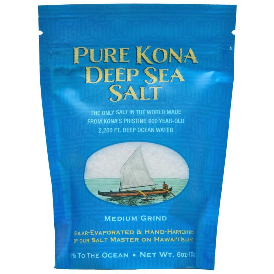6oz Pure Kona Deep Sea Salt - Kona Mountain Coffee