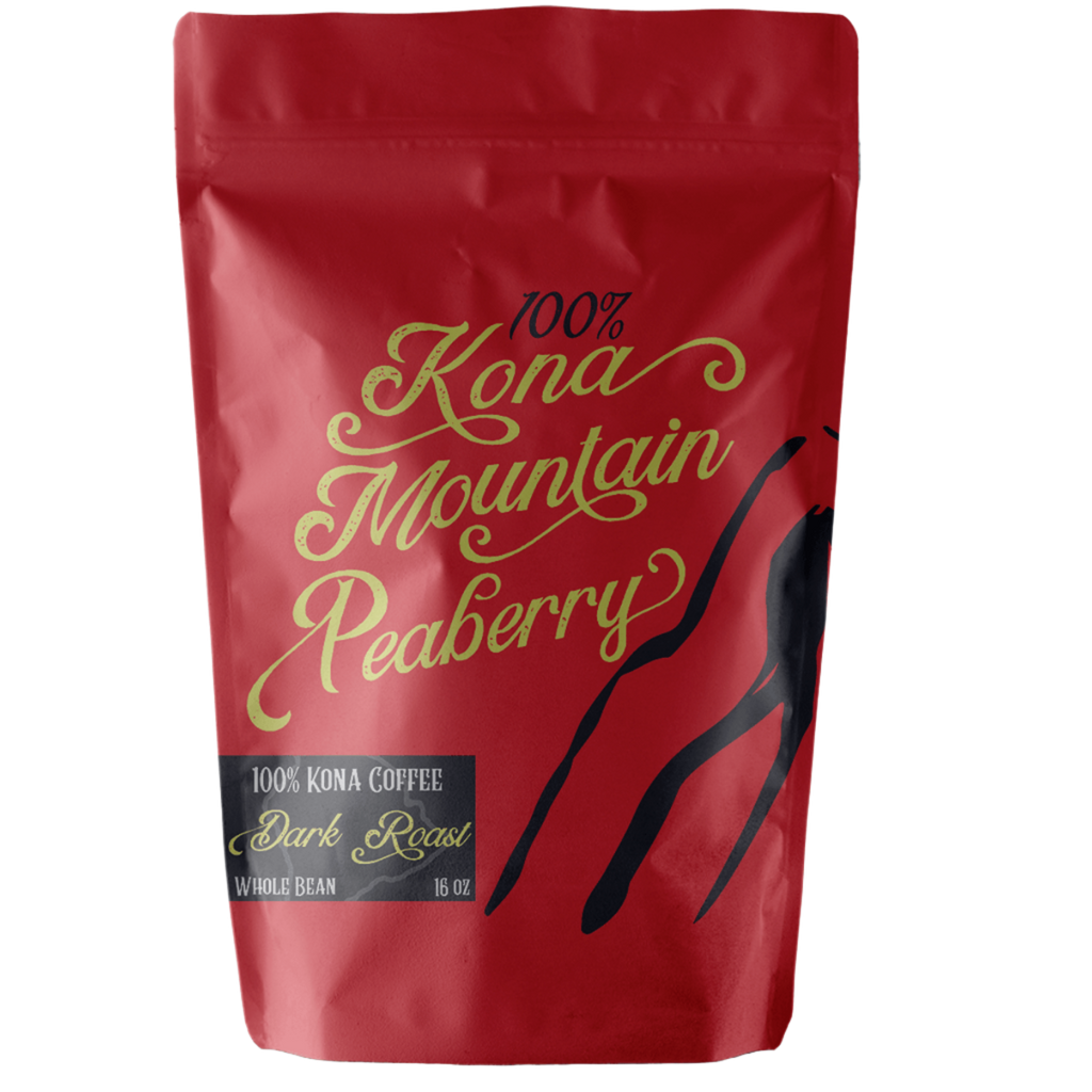 幻のコーヒー豆　100% Kona Coffee Peaberry 100% Kona Coffee Peaberry Dark Roast - Rare